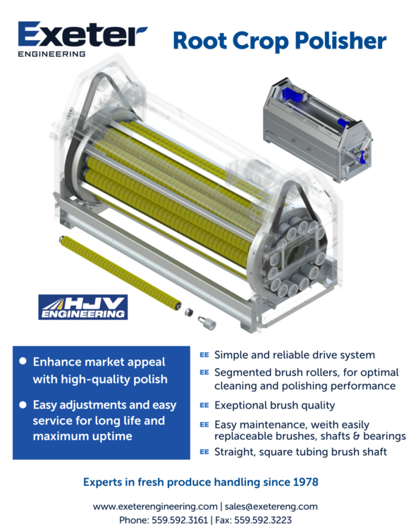 a root crop polisher robust and capable